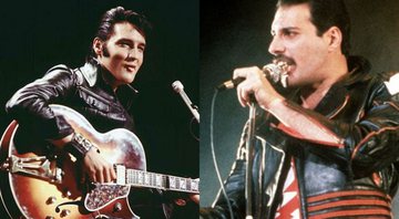 None - Elvis Presley (Foto: NBC) e Freddie Mercury (Foto: Gill Allen / Associated Press)