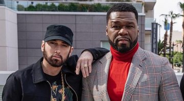 None - Os rappers Eminem e 50 Cent (Foto: Reprodução/ @eminem)