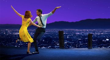 None - Emma Stone e Ryan Gosling em La La Land (Foto: Divulgação)