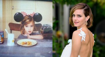 Foto de infância de Emma Roberts e Emma Watson (Foto: Joe Maher/Getty Images)