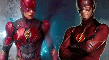 None - Flash (Ezra Miller) e Flash (Grant Gustin) (Foto: Reprodução / Warner Bros.)