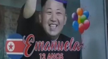 Festa de aniversário com Kim Jong-un de tema (Foto: Reprodução)