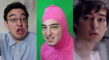 None - Filthy Frank (Foto: Reprodução/YouTube), Pink Guy (Foto: Reprodução/YouTube) e Joji (Foto: Reprodução/YouTube)