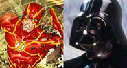 Flash e Darth Vader (Foto 1: Reprodução/DC Comics | Foto 2: Reprodução Lucasfilm)