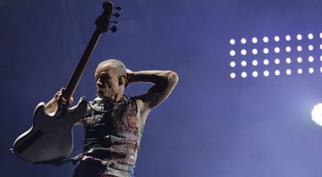 Flea no Rock in Rio 2019 (Foto:AP Photo/Leo Correa)