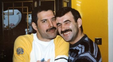 Freddie Mercury e Jim Hutton (Foto: Reprodução)