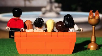 None - Friends em formato de Lego (Foto: Reprodução)