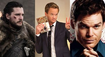 None - Neil Patrick como Barney em How I Met Your Mother (Foto: Reprodução) | Kit Harington como Jon Snow (Foto: Reprodução HBO)