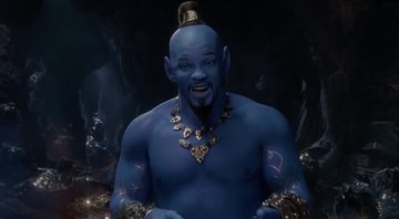 Will Smith como Gênio em Aladdin (Foto:Reprodução)