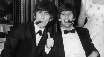 George Harrison e Ringo Starr (Foto: Getty Images)