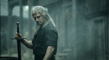 None - Henry Cavill como Geralt de Rivia em The Witcher (Foto: Reprodução)