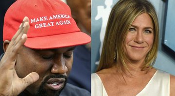 None - Kanye West (foto: Getty Images / Oliver Contreras) e Jennifer Aniston (Foto: Jordan Strauss / Invision / AP)