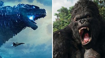 Godzilla e King Kong (Foto 1: Divulgação / Warner e Foto 2: Divulgação / Universal)