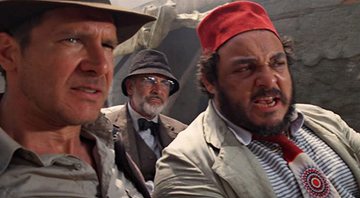 Harrison Ford e John Rhys  Davies em Indiana Jones (Foto: Reprodução)