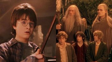 None - Harry Potter (Foto: Reprodução) e Senhor dos Anéis: A Sociedade do Anel (foto: Warner / Reprodução)