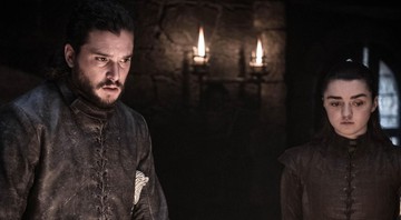 None - Jon Snow e Arya Stark (Foto: Divulgação / HBO)