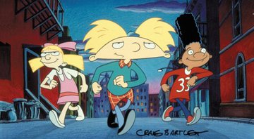 Helga, Arnold e Gerald em Ei Arnold (Foto: Divulgação / Nickelodeon)