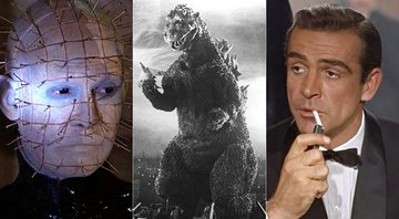 None - Hellraiser, Godzilla e James Bond (Fotos: Reprodução)