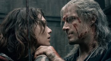 Henry Cavill como Geralt de Rívia e Emma Appleton como Renfri  (Foto: Reprodução)