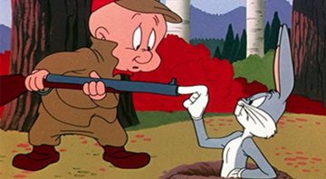 Hortelino segurando uma arma de fogo em Looney Tunes (Foto: Reprodução)