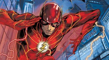 None - Ezra Miller como Flash em HQ (Foto: Reprodução / DC)