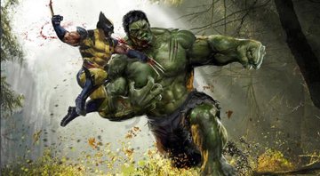 None - Arte de Hulk vs Wolverine (foto: reprodução)