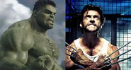 Mark Ruffalo como Hulk / Hugh Jackman como Wolverine (foto: reprodução/ Marvel)