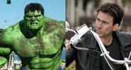 Hulk (2003), de Ang Lee, e Motoqueiro Fantasma (2007) (Fotos: Divulgação)
