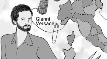 None - Ilustração de Gianni Versace - Openthedoor estúdio de animação (todos os direitos reservados)
