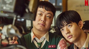 Im Jae-hyuk e Park Solomon em All of Us Are Dead, da Netflix (Foto: Divulgação / Netflix)