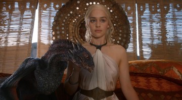 Daenerys e seu dragão (Foto: Reprodução / HBO)