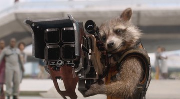 None - Rocket Raccoon, personagem de Guardiões da Galáxia (Foto: Reprodução / Vídeo)
