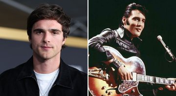 Jacob Elordi (Foto: Amy Sussman / Getty Images) e Elvis Presley (Foto: NBC)