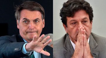 Jair Bolsonaro (Foto: Gabriela bilo / Estadão Conteúdo / Agencia Estado / AP) e Henrique Mandetta (Foto: Mateus Bonomi / AGIF / AP)