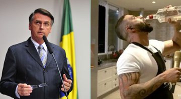 None - Jair Bolsonaro (Foto: Gustavo Lima / Câmara dos Deputados / Wikimedi) Gusttavo Lima (Foto: Reprodução)