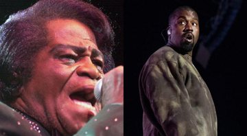 None - James Brown (Foto: AP) e Kanye West (Foto: Amy Harris / Invision / AP)