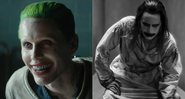 Jared Leto em Esquadrão Suicida (Foto: Reprodução/ Warner) e em Snyder Cut (Foto: Zack Snyder)
