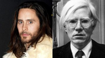 None - Jared Leto (Foto: AP) e Andy Warhol (Foto: Reprodução/Instagram)