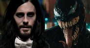 Jared Leto como Morbius (Foto: Reprodução/Sony)  e Venom (Foto: Reprodução / YouTube)