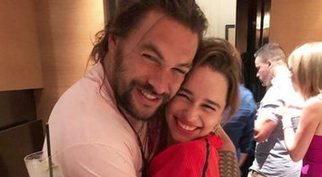 None - Jason Momoa e Emilia Clarke (Foto: Instagram / Reprodução)
