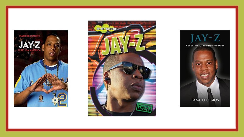 Capa dos livros inspirados na vida de Jay-Z, todos disponíveis na Amazon