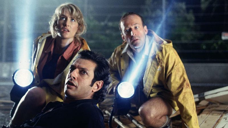 Jeff Goldblum, Laura Dern, e Bob Peck em Jurassic Park (Foto: Reprodução/IMDb/Divulgação/Universal Pictures)