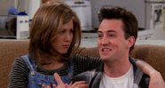 Rachel e Chandler (Foto: Reprodução/NBC)
