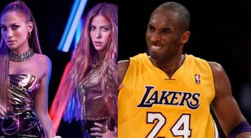 None - Jennifer Lopez, Shakira e Kobe Bryant (Foto: Reprodução/ Instagram/ Foto 2: AP Photo/Chris Carlson)
