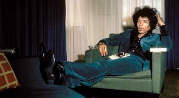 None - Jimi Hendrix em 1967, quando chegou à Inglaterra (Foto: Edie Baskin / Corbis Outline / LatinStock)