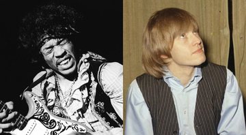 None - Jimi Hendrix (Foto: Bruce Fleming / AP) e Brian Jones (Foto: AP)