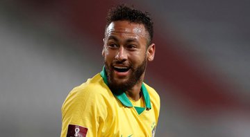 None - Neymar em jogo do Brasil (Foto: Paolo Aguilar-Pool/Getty Images)