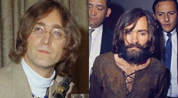 None - John Lennon (Foto: AP) e Charles Manson (Foto: AP)