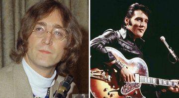 John Lennon (Foto: AP) e Elvis Presley (Foto: NBC)
