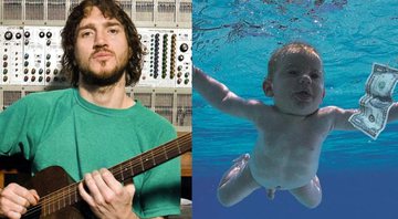 None - John Frusciante (Foto: divulgação)/ Nevermind, do Nirvana (Foto: reprodução)